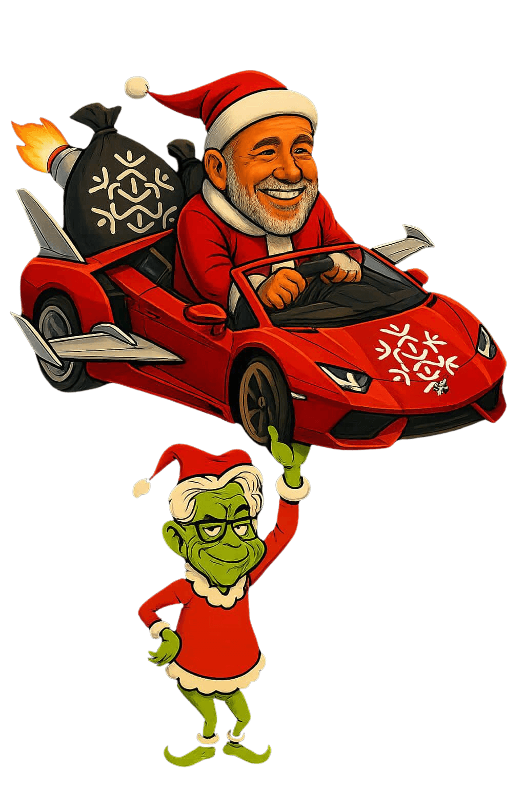 Santa Brad - RAINXRP Mascot